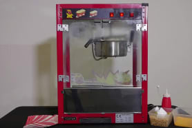 A new clean popcorn machine