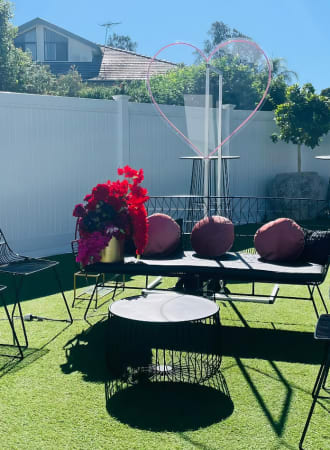 wire cocktail lounge furniture