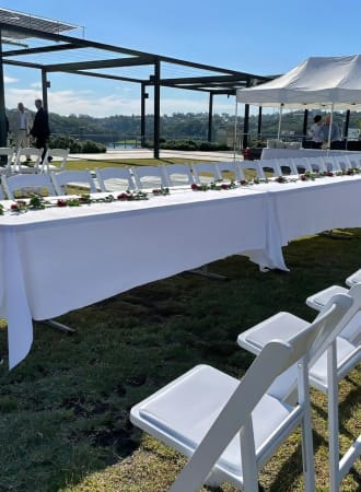 White Folding Chair Hire Sydney Melbourne