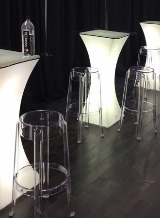 clear ghost stool 8
