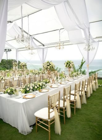 goldtiffchair white outdoor