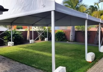 A marquee that was for hire in Darlinghurst