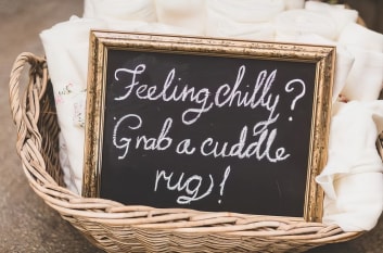 Tips for planning a winter wedding