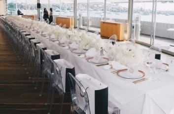 Chair, table and linen hire packages for events