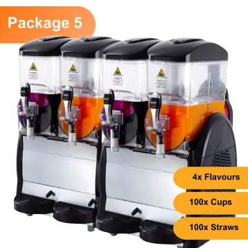 Slushie Machine: Package 5 - *240 Drinks*