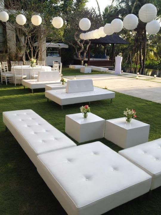 Furniture hire for your wedding reception