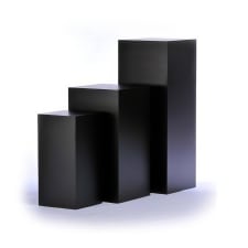 Black Square Plinths