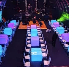 Glow Banquet tables