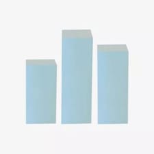 Blue Square Plinths