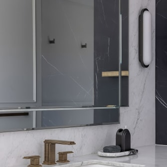 A new custom cut bevelled mirror
