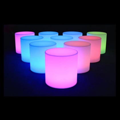 Glow Cylinder Seat Hire