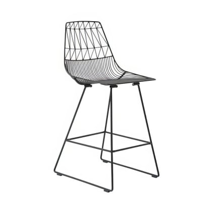 Black Wire Stool / Black Arrow Stool Hire