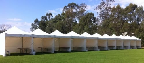 3m x 3m pop up marquee with walls 2