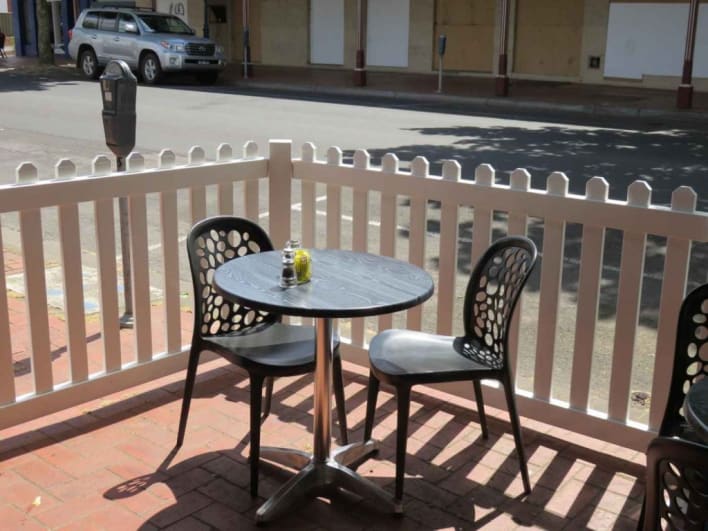 White Picket Fence in Restaurant