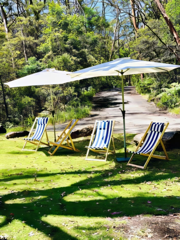 A deck chair hire project at Avalon Beach