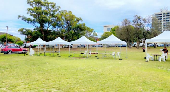 Pop up marquee