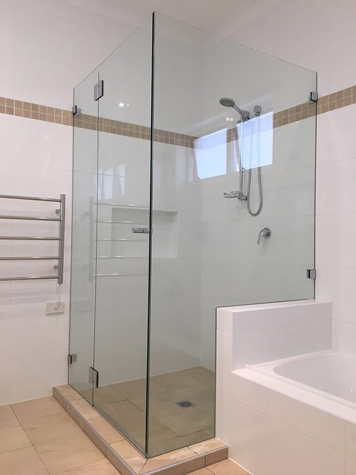 Custom Cut Frameless Shower Screens Sydney Palmers Glass