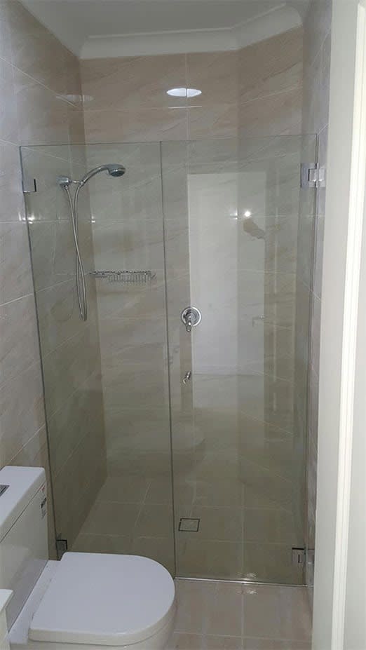 Custom Cut Frameless Shower Screens Sydney Palmers Glass