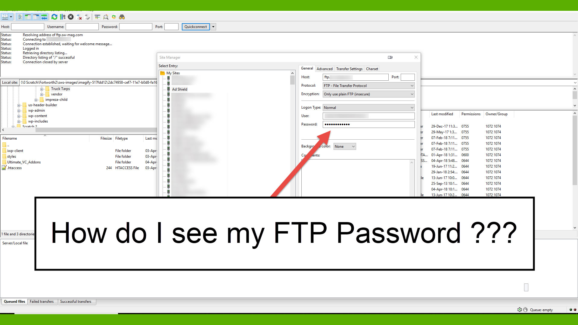 filezilla ftp default credentials