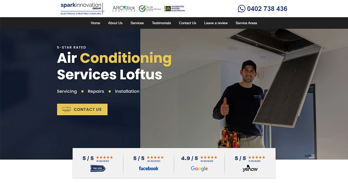 Air Conditioning Services Loftus. AC Installations & Repairs