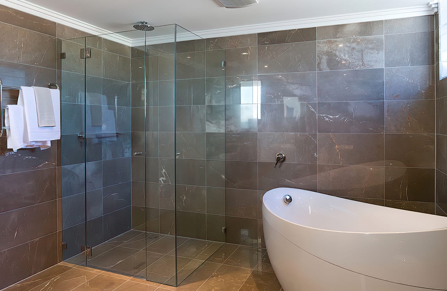 Custom Cut Frameless Shower Screens Sydney Palmers Glass