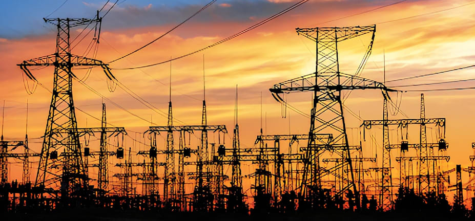 Electricity power lines