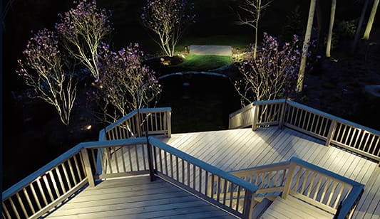 New deck lighting installation by Avanto Electrical Group