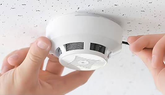 Smoke alarm testing concept