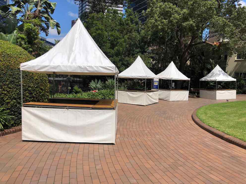 Hire fete stalls carnival and food stands