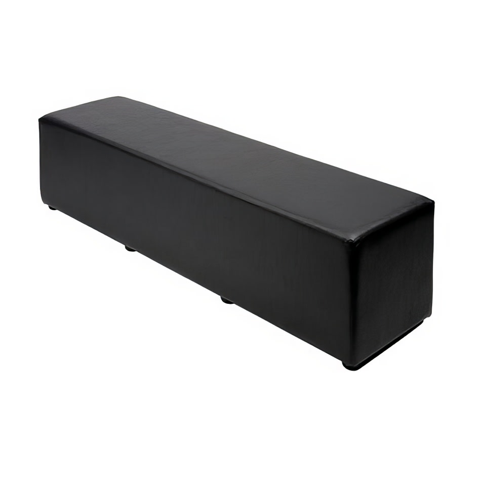 Black Ottoman Bench