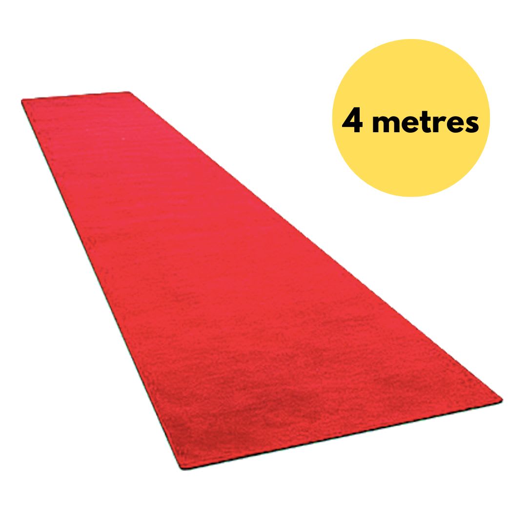 4m red carpet hire