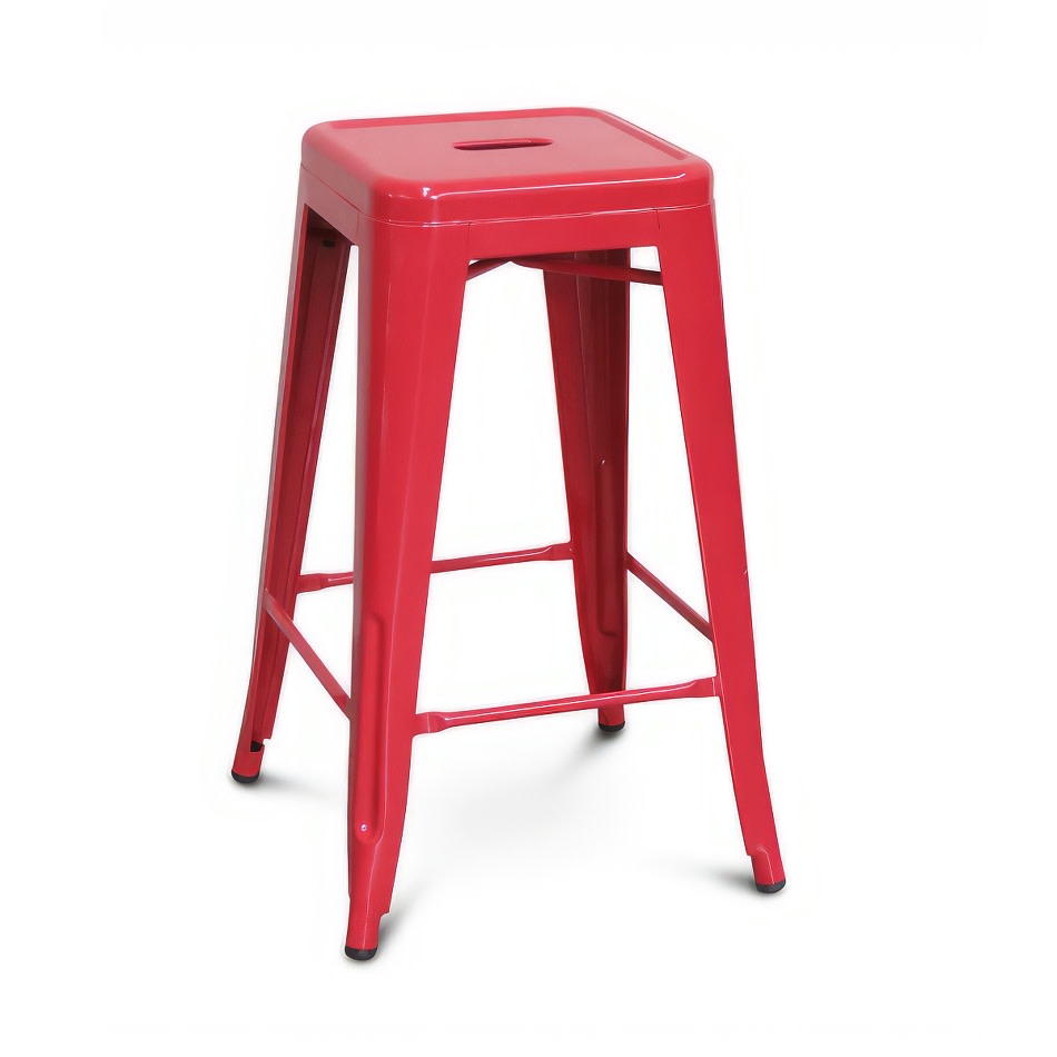 Red Tolix Stool