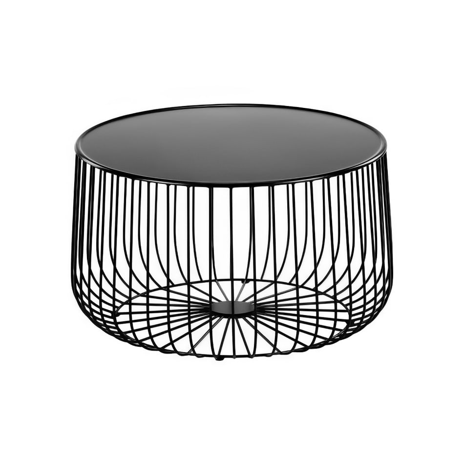 Black Wire Coffee Table Hire