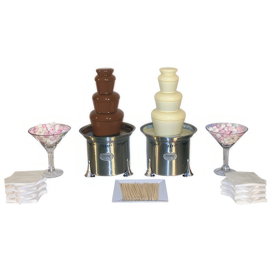 Commercial chocolate fountain machine hire
