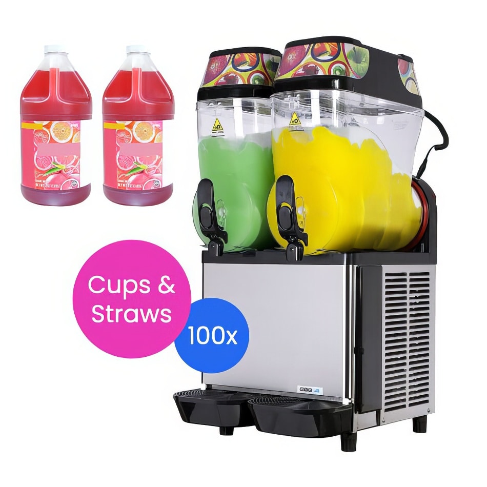 Slushie Machine Hire: Pkg 3 - *240 Drinks*