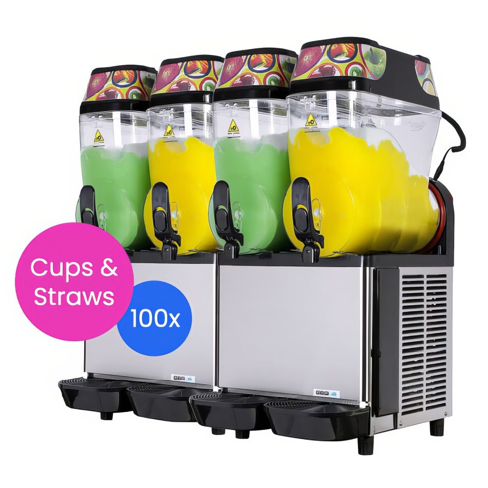 Slushie Machine: Package 5 - *240 Drinks*