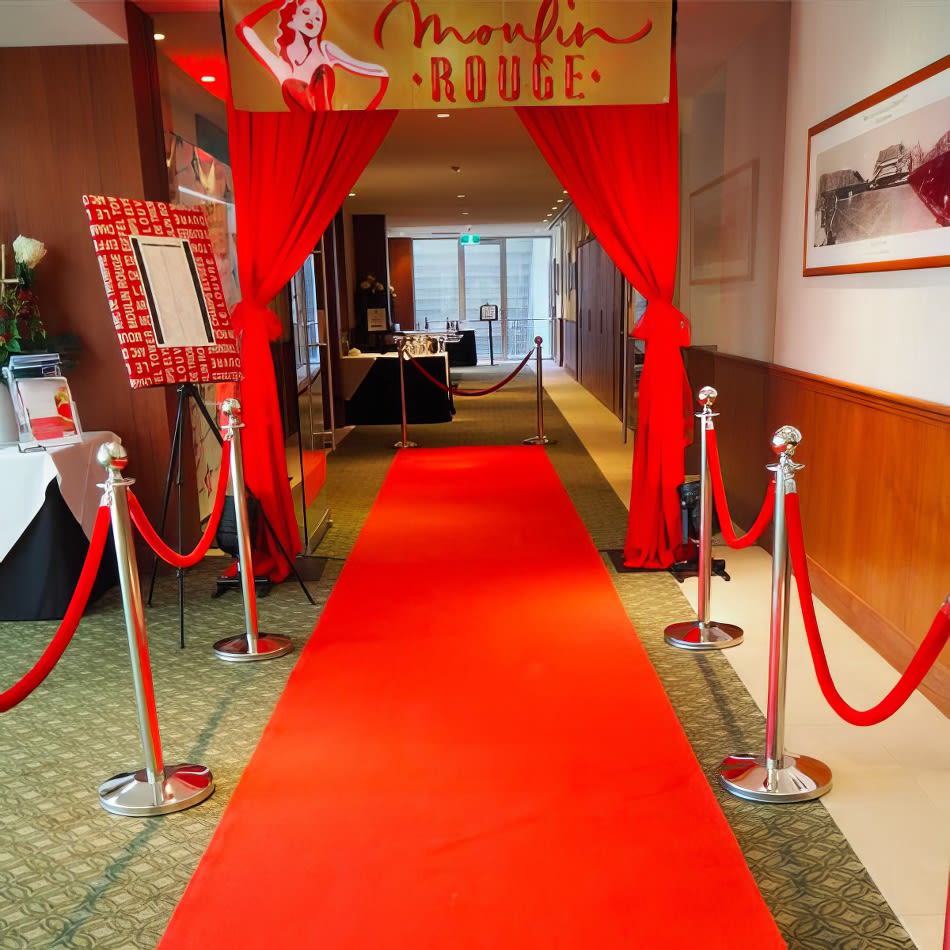 Our Red Carpet Hired for a show entrance