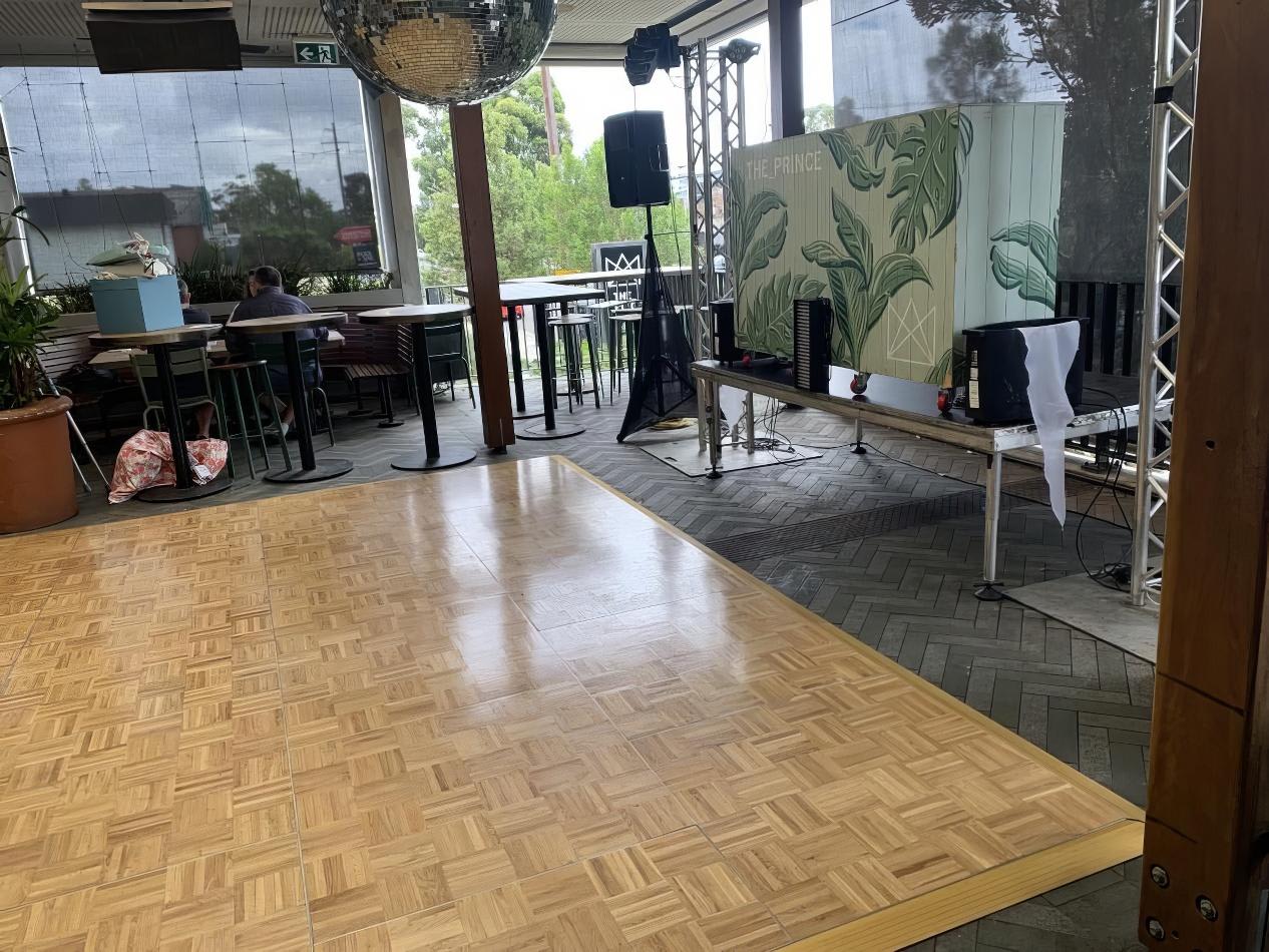 Parquetry dance floor 2