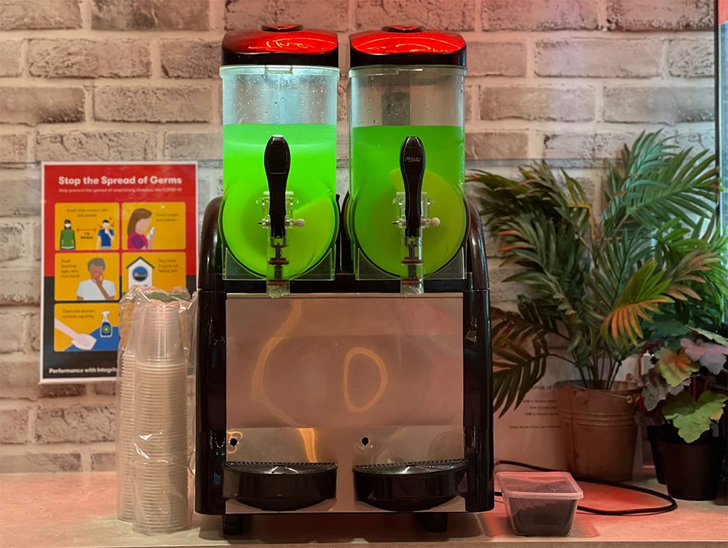 Slushie machines being hired for use