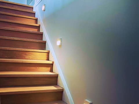 New internal staircase lighting