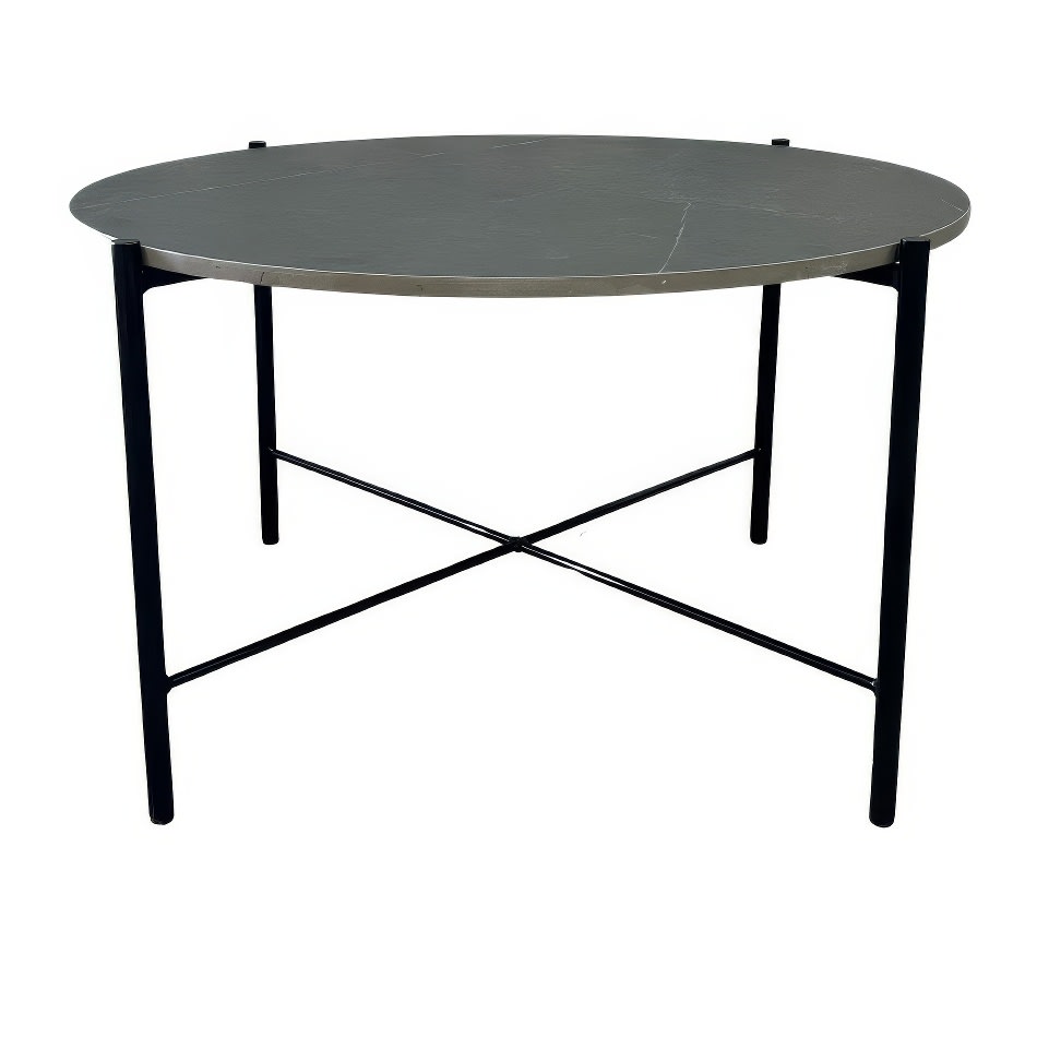 Black Cross Coffee Table Hire