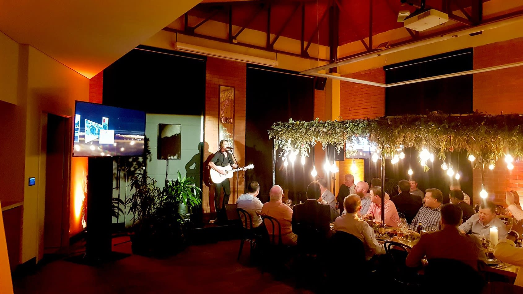 A corded microphone hired for a Sydney event