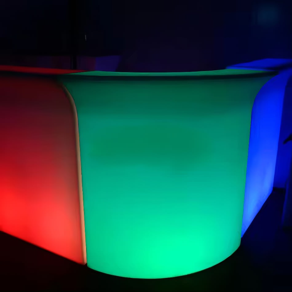 Multicolour glow corner bar