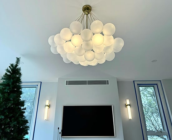 A new lighting installation by Easy Switch Electrical