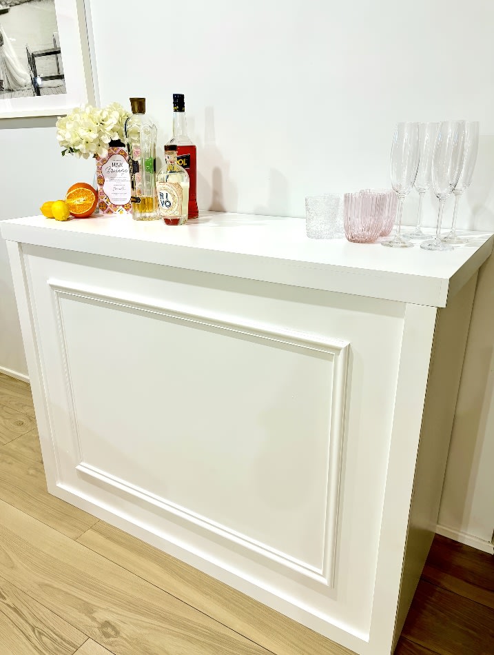 Our service counter in use
