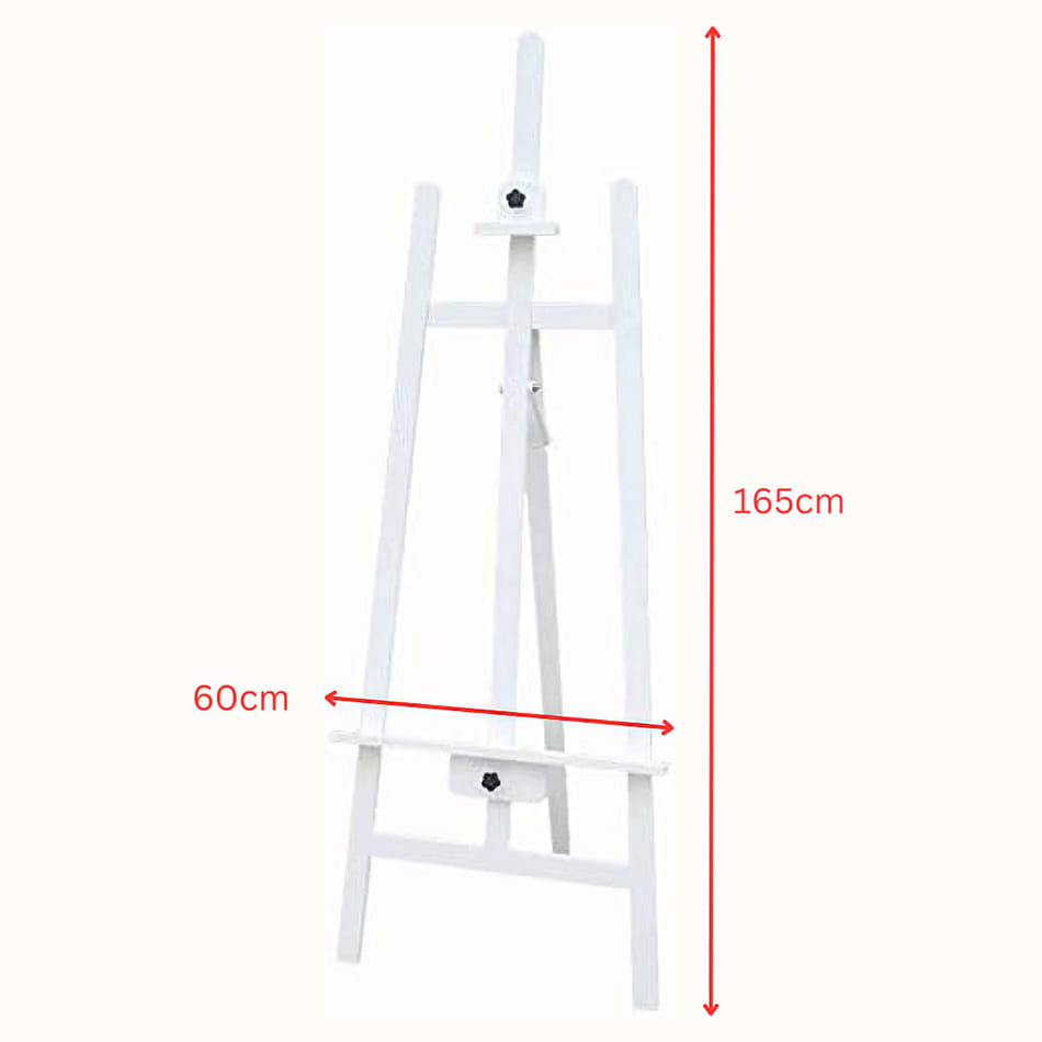 White Wooden Easel Dimensions