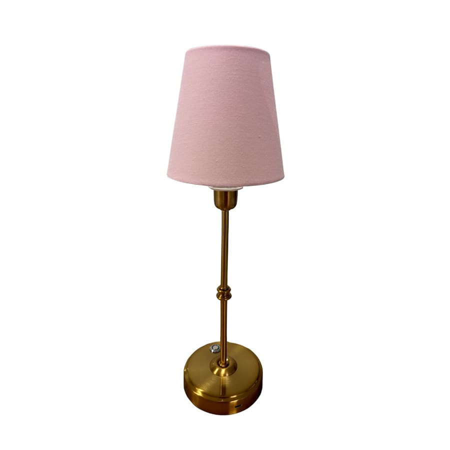 Pink Shade Table Lamp