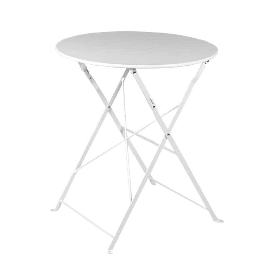 White Round Bistro Table