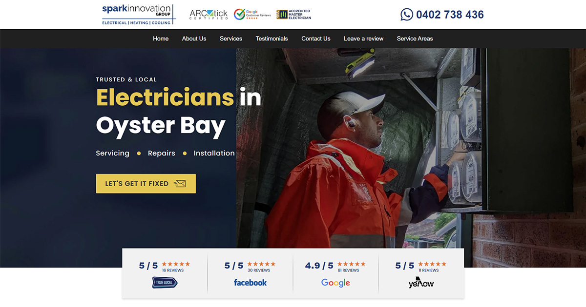 Best Electrician Oyster Bay Spark Innovation Group®