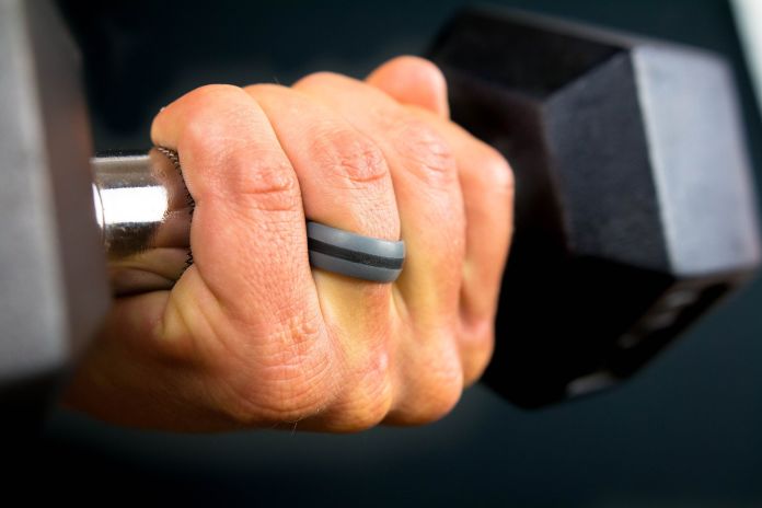 workout silicone wedding ring